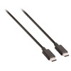 Cablu USB-C la USB-C 2.0 Valueline, 1m, Negru - Transfer Date &amp; Incarcare