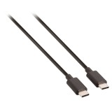 Cablu USB 2.0 USB-C tata &gt; USB-C tata 1.00m negru, Valueline