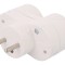 Conector Alimentare AC Spliter 2P 16A Alb