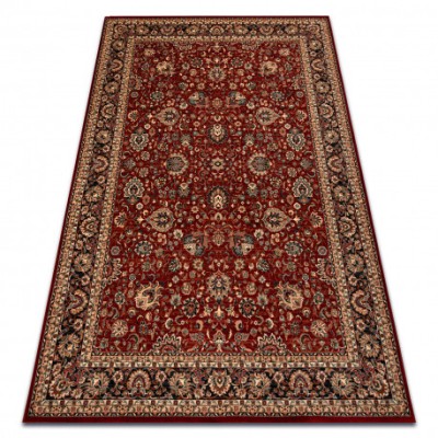 Covor de l&amp;acirc;nă KASHQAI 4362 300 ornament vin roșu / negru, 67x130 cm foto