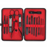 Cumpara ieftin Set accesorii pentru ingrijirea fetei si a unghiilor, manichiura, pedichiura, Soulima, cu unghere, pile, foarfeca, 15 piese, Isotrade
