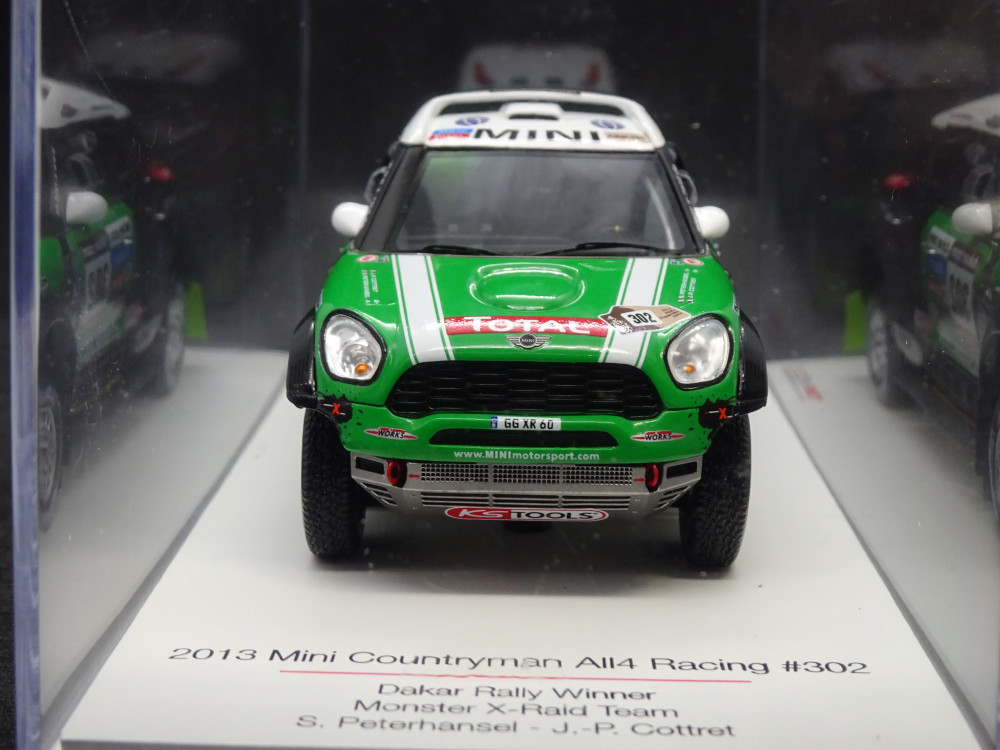 Macheta Mini Countryman All4 #302 2013 Dakar Winner TrueScale Miniatures  1:43