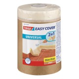 Folie protectie tesa Easy Cover 58880, maro, interior, 20 m x 15 cm