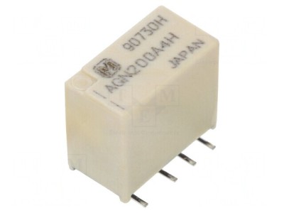 Releu Electromagnetic DPDT 4,5VDC 1A foto