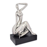 Nud inclinat-statueta moderna din ceramica CE-5, Nuduri, Piatra