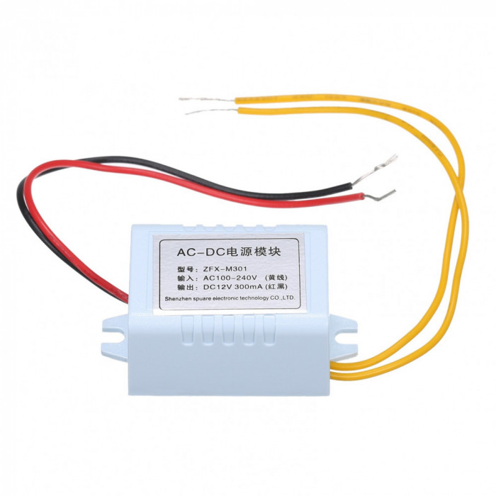 DC-DC converter step down, IN: AC 100-240V, OUT: 12V ( 300mA ) (DC.582)