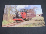 Locomotiva cu Abur 2-4-0T Nr. 4 &bdquo;Loch&rdquo;, Isle of Man Railway . Carte Poștală Temă Feroviară de Colecție, Necirculata, Printata