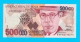 Bancnotă Brazilia (pick 239) 500 Cruzeiros Reais 1993 UNC serie: A 8845029614 A