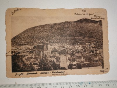 CARTE POSTALA VECHE - BRASOV - 1925 / SEPIA foto