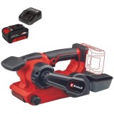 Einhell TP-BS 18/457 Li BL PXC + Starter Kit - Slefuitor cu banda 75x457 mm + Set 1 acumulator si incarcator Li-Ion 18 V 4 Ah