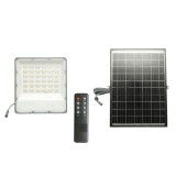 Proiector LED 300W, 6500K cu panou solar bifacial 30W, baterie LiFePO4 15000mAh si telecomanda IP66 Breckner Germany