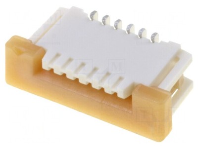 Conector FFC/FPC Vertical 6 PIN ZIF SMT 125V 1A foto