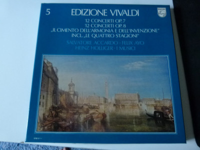 Il cimento dell armonia e dell inventione - Vivaldi, Salvatore Accardo , 5 vinil foto