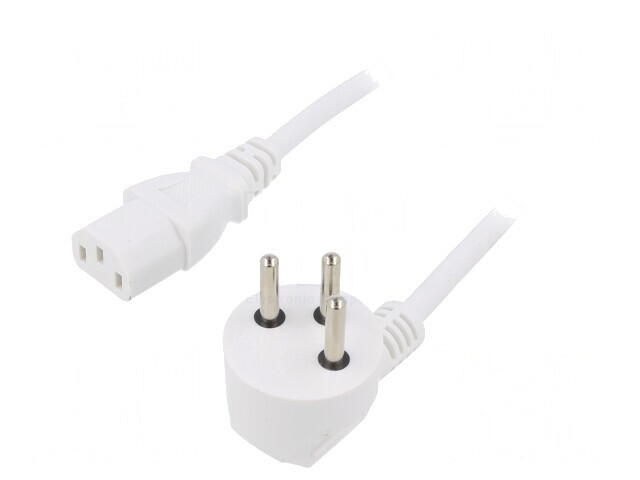 Cablu Alimentare IEC C13 3x0,75mm2 Ștecăr &icirc;n Unghi PVC