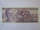 An rar! Mexic 100 Pesos 1974