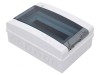 Carcasă pentru aparatură modulară IP65 gri deschis 12 module