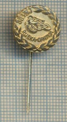 Y 144 INSIGNA- MOTOCICLISM -30 VNJ -RIJEKA-OPATIJA-IUGOSLVIA-PENTRU COLECTIONARI foto