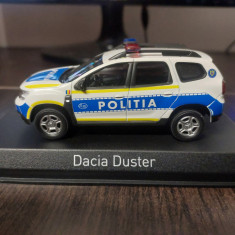 Macheta DACIA DUSTER MK2 2019 POLITIA ROMANA - Norev,1/43, noua, editie limitata