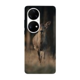 Husa compatibila cu Huawei Nova Y70 model Curious deer, Silicon, TPU, Viceversa, Transparent, Carcasa