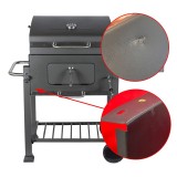 Cumpara ieftin Gratar cu carbuni Maltec GrillMaster Probend, capac rabatabil, otel, negru, RESIGILAT