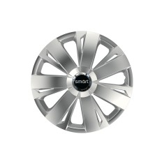 Set 4 capace roti Cu Inel Cromat Energy R15 pentru gama auto Smart