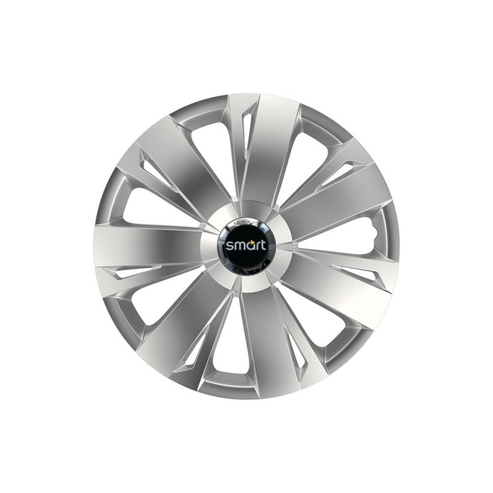 Set 4 capace roti Cu Inel Cromat Energy R15 pentru gama auto Smart