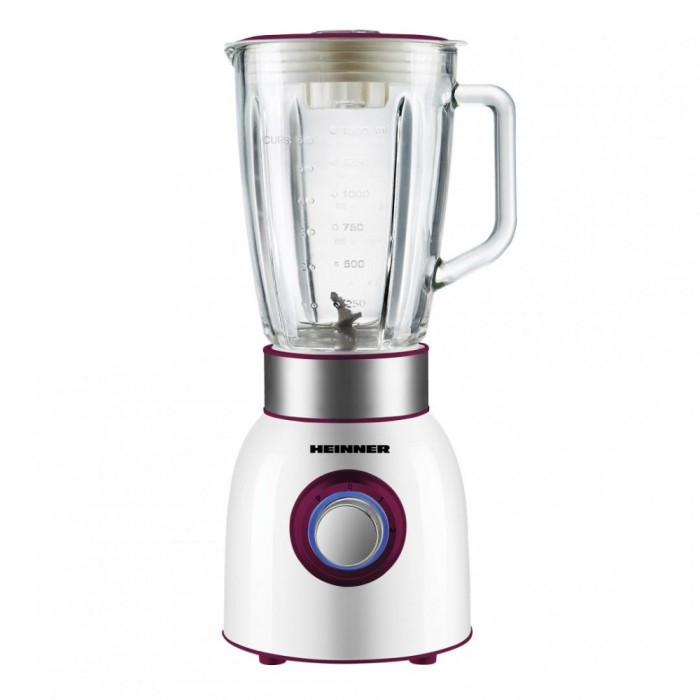 Blender de masa Heinner Charm, 1000W, 1.5L, 2 viteze, bol sticla, HBL-1000BG Blender de masa Heinner Charm, 1000W, 1.5L, 2 viteze, bol sticla, HBL-1000BG