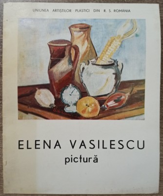 Program expozitie Elena Vasilescu 1987 foto