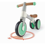 Hape - BICICLETA DE ECHILIBRU VERDE CU 3 ROTI