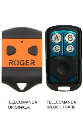 Telecomanda poarta garaj Roger H80/TX22 de doua si patru canale/ cod fix/ 433.92MHz (847) foto