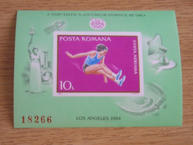 M1 TX2 12 - 1984 - JO de vara Los Angeles - colita nedantelata - Atletism