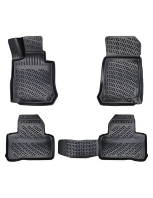 Set covorase auto din cauciuc tip tavita Mercedes Glc X253 / C253 2015- foto