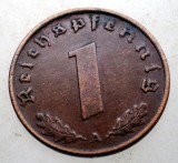 B.021 GERMANIA 1 REICHSPFENNIG 1937 A, Europa, Bronz