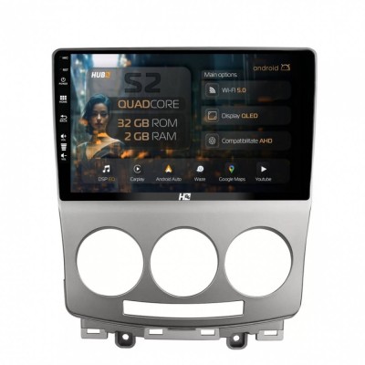 Navigatie Mazda 5 (2005-2010) 2GB RAM Android 13 GPS Wi-FI Carplay Android Auto USB Bluetooth Radio Waze Touchscreen 9 inch foto