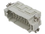 Conector ILME HDC CQEM 32 Insert Contact Tată 16A 600V PIN 32