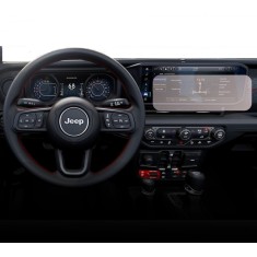 Folie protectie display navigatie Duragon, din silicon, pentru Jeep Wrangler Willys 2023+, mata, anti-amprenta, kit instalare