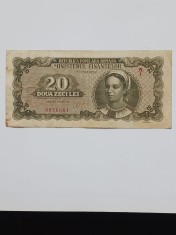 20 lei 1950 seria W/1 0076661 - 130 lei