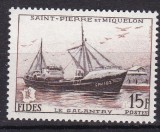 St.Pierre si Miquelon 1956 navigatie MI 379 MNH, Nestampilat