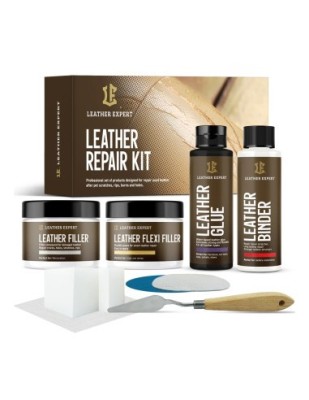 Kit reparatii suprafete din piele LEATHER EXPERT Leather Repair Kit foto