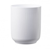 Ghiveci ceramica, Falun diametru 13 cm, alb mat