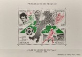 BC131, Monaco 1990, bloc sport, fotbal, campionatul mondial din Italia