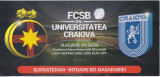 M5 - BILET ACCES PARCARE - FCSB STEAUA - UNIVERSITATEA CRAIOVA - 31 03 2019