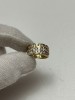 INEL AUR 14K + Cristale Zirconia - 3 Randuri - Lat - 8.1g. - Doar 310lei/gr., 46 - 56, Galben