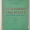 DICTIONAR POLIGLOT PENTRU ANUL PREGATITOR , 1977 , de GHEORGHE SANDA , PENTRU STUDENTII STRAINI , TRADUCERE IN 7 LIMBI STRAINE VEZI DESCRIEREA !
