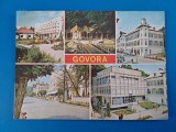 CPIB 23029 CARTE POSTALA - GOVORA. CENTRUL, IZVORUL &quot;30 DECEMBRIE&quot;, VILA 11, OFICIUL PTTR, CIRCULATA, STAMPILE, TIMBRU