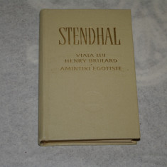 Viata lui Henry Brulard - Amintiri egotiste - Stendhal