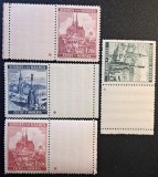 Protectoratul Boemiei și Moraviei (1939&ndash;1941) "Brno &amp; Olomouc" cu Margini de Coală și Semn Tipografic Steluță (*) (MINT / Neștampilat) CLK1