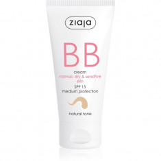 Ziaja BB Cream cremă BB pentru pielea normală și uscată culoare Natural 50 ml