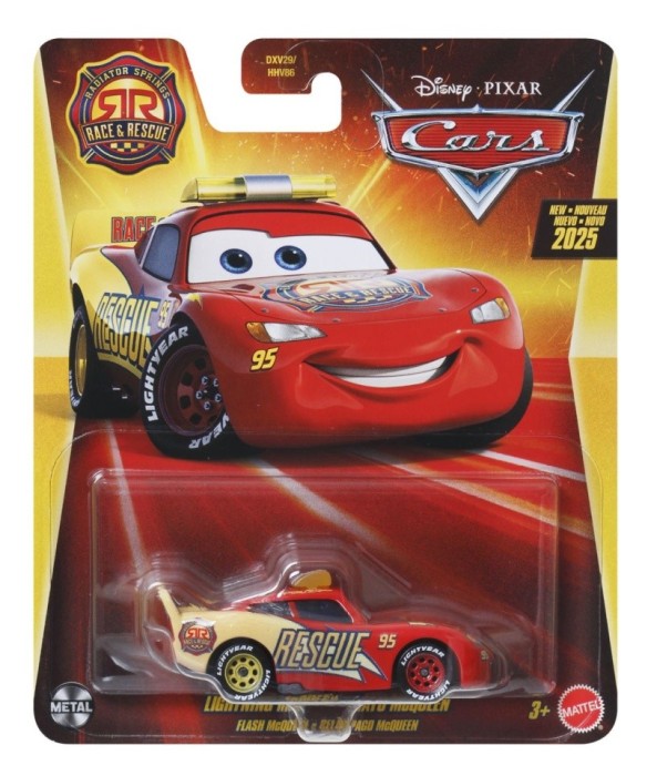 MASINUTA METALICA CARS3 RADIATOR SPRINGS RACE AND RESCUE PERSONAJUL FULGER