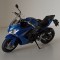 Macheta motocicleta Suzuki GSX-S1000F 2017 albastru - Welly 1/18